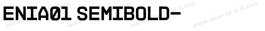 enia01 semibold字体转换